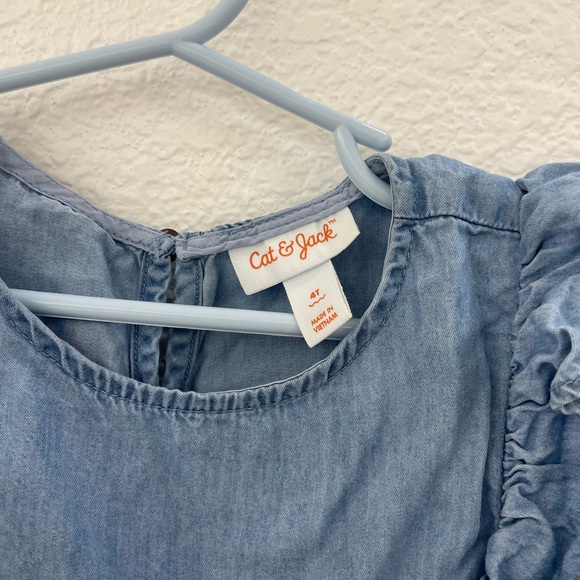 Cat & Jack chambray top - Picture 2 of 3
